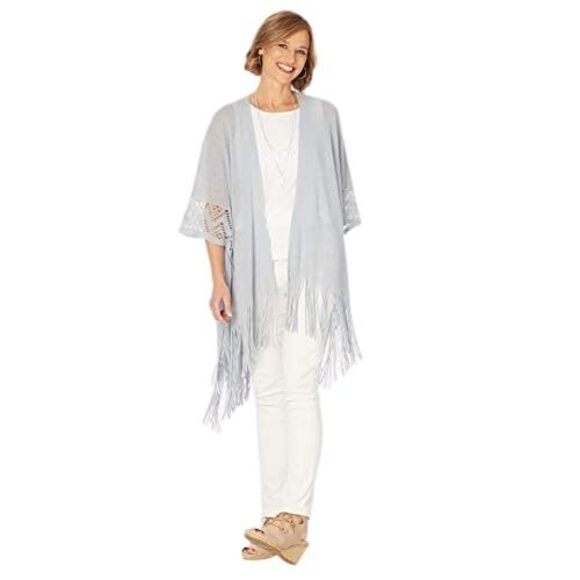 Accessories - 3624 Women's Urban Wrap Shawl, Blue, One Size Fits